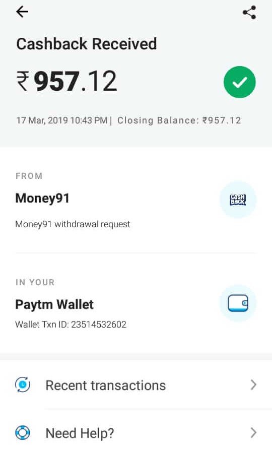 Real money paytm cash app