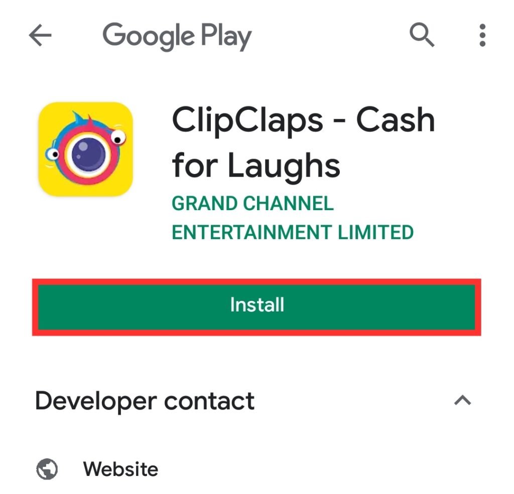 refer code ClipClaps App
