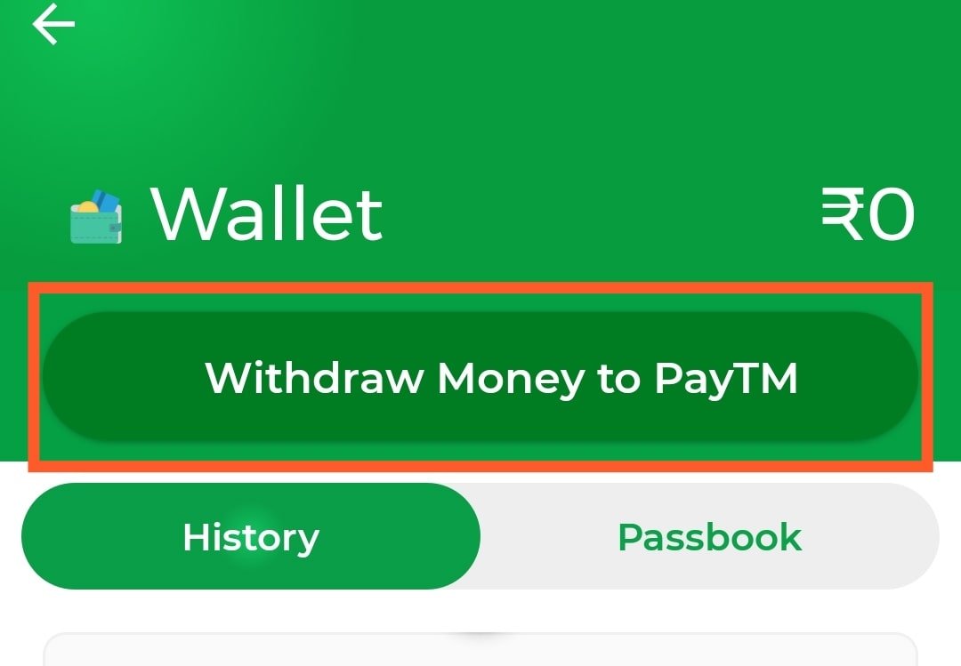 Withdraw Money To PayTM